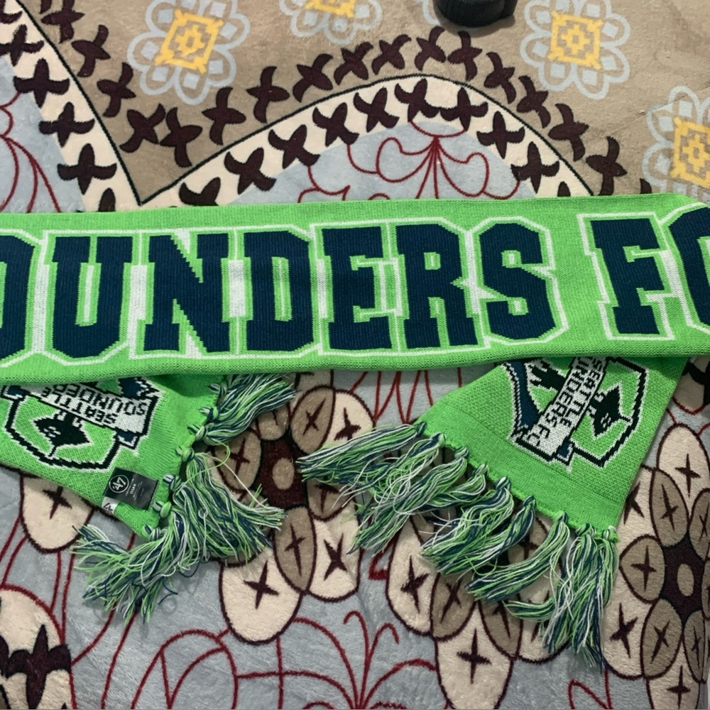 47 Brand Bright Green Scarf